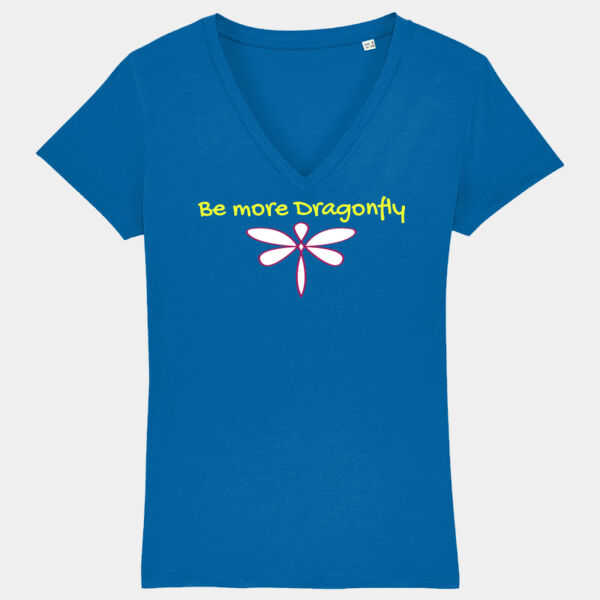 Be more Dragonfly V-neck-Female T-Shirt Thumbnail