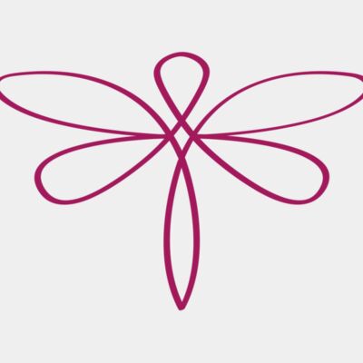 Dragonfly solid dark magenta Thumbnail